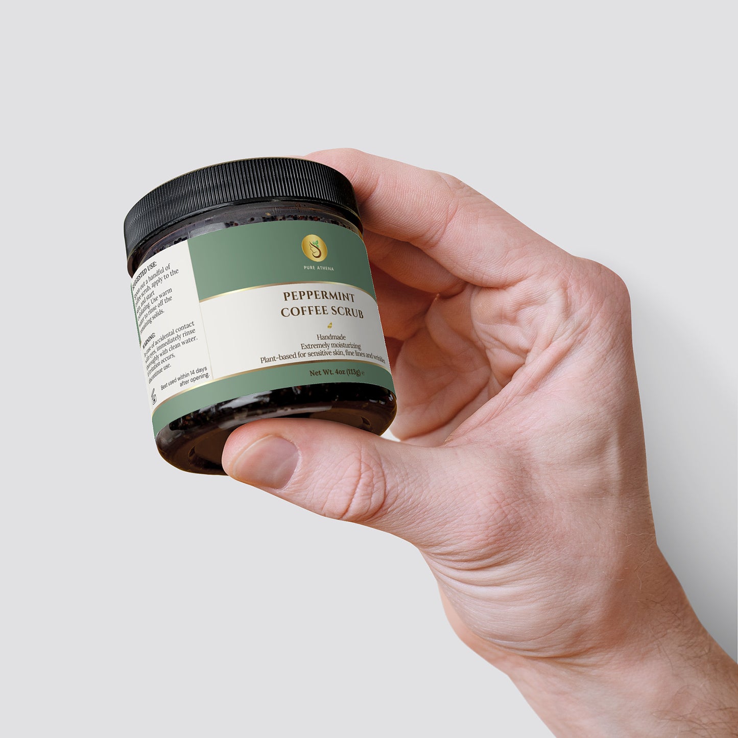 Peppermint Coffee Scrub