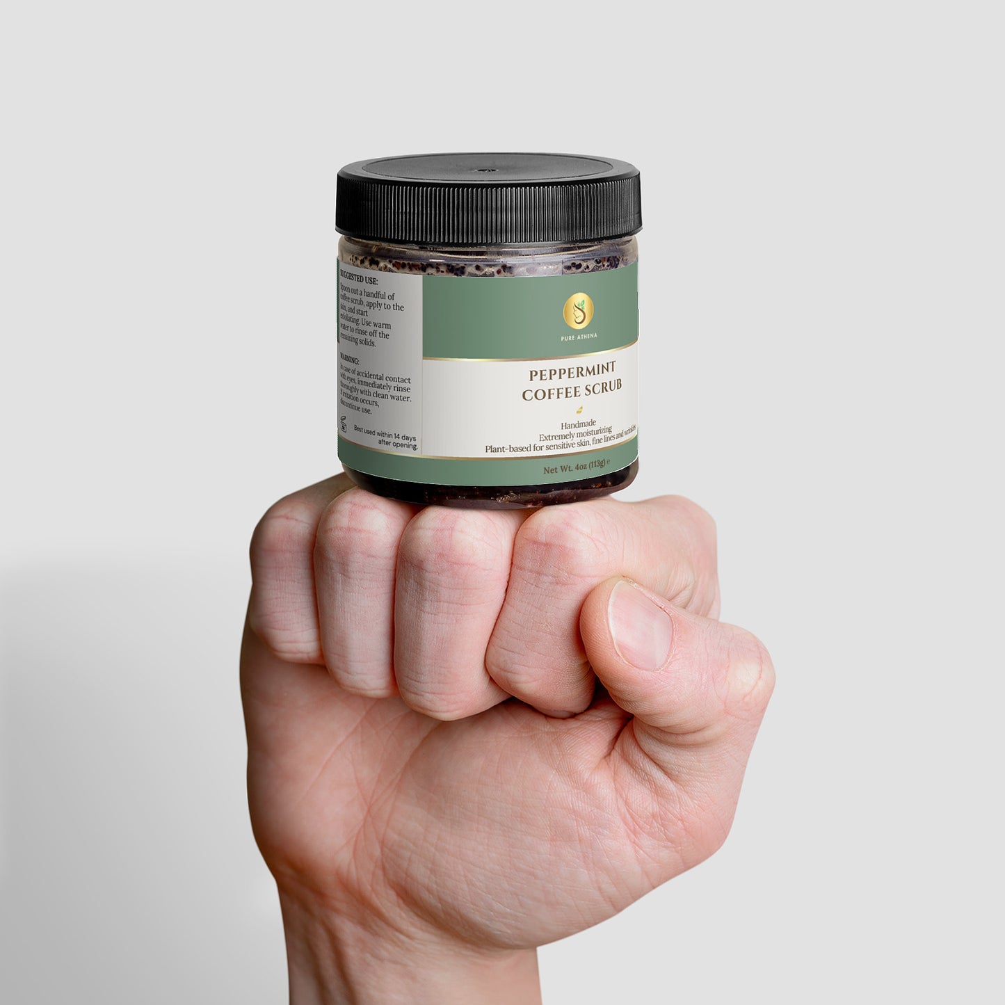 Peppermint Coffee Scrub