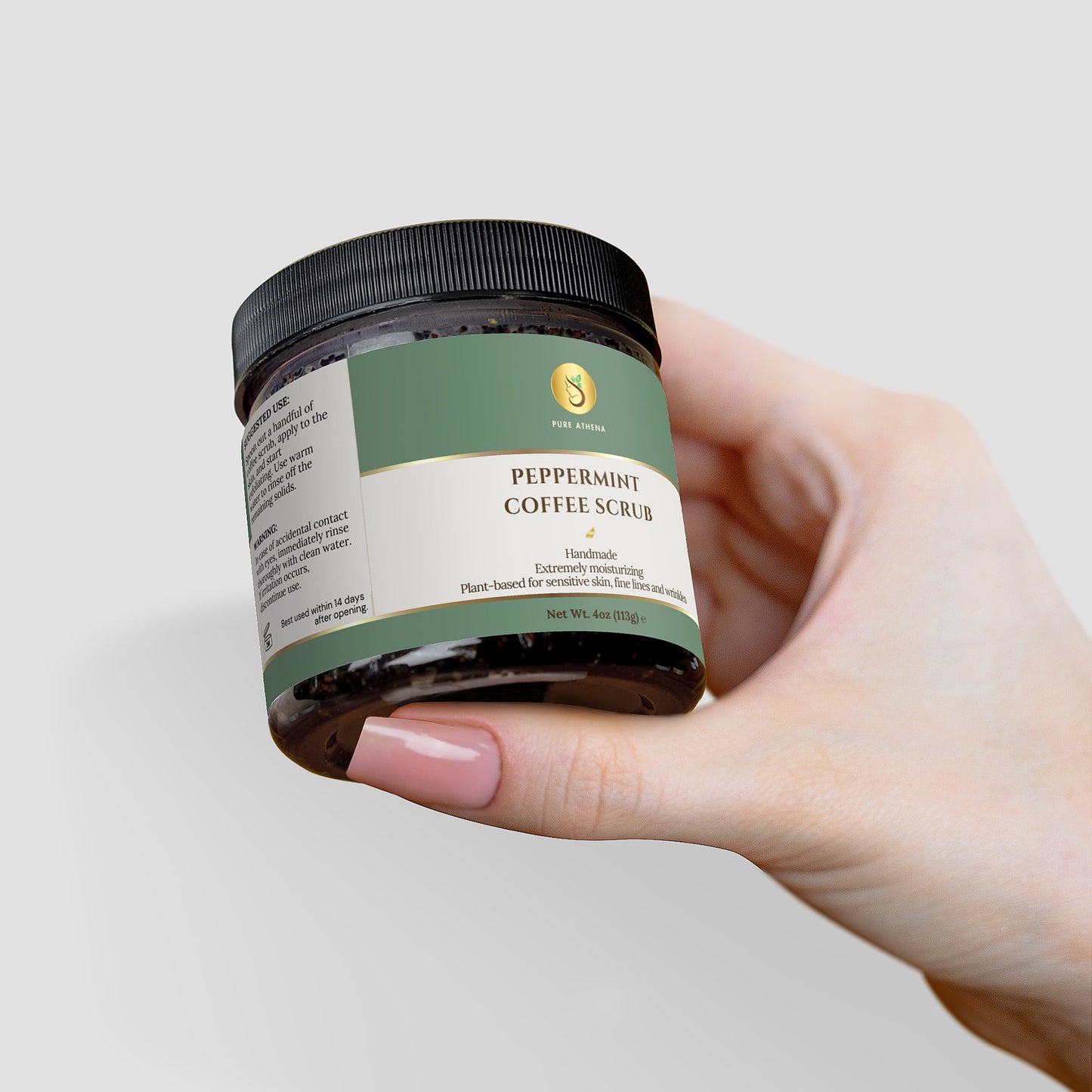 Peppermint Coffee Scrub