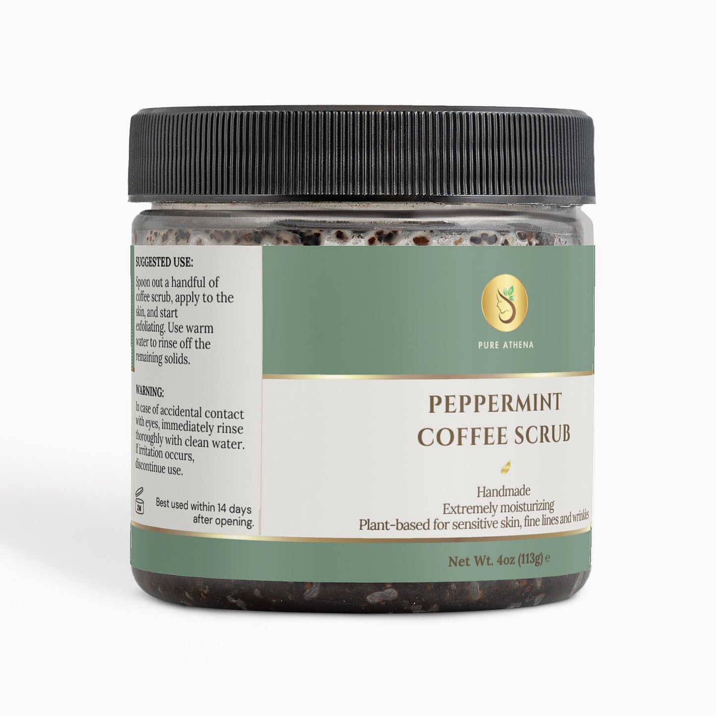 Peppermint Coffee Scrub