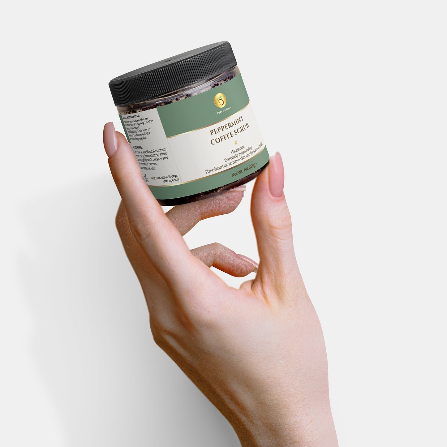 Peppermint Coffee Scrub