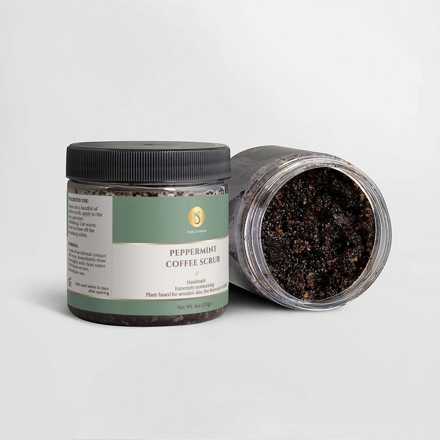 Peppermint Coffee Scrub