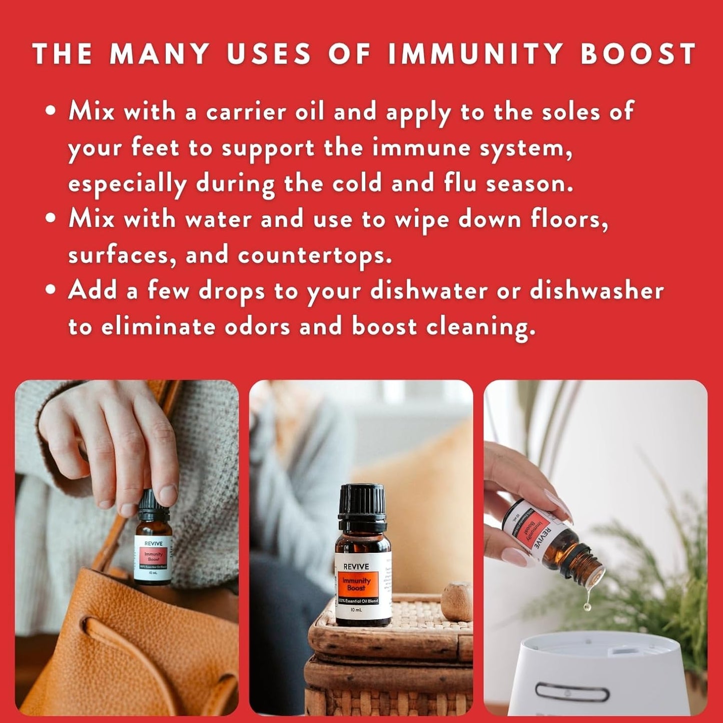 Immunity Boost Essential Oil Blend 2 Pack by - 100% Pure Therapeutic Grade, for Diffuser, Humidifier, Massage, Aromatherapy, Skin & Hair Care