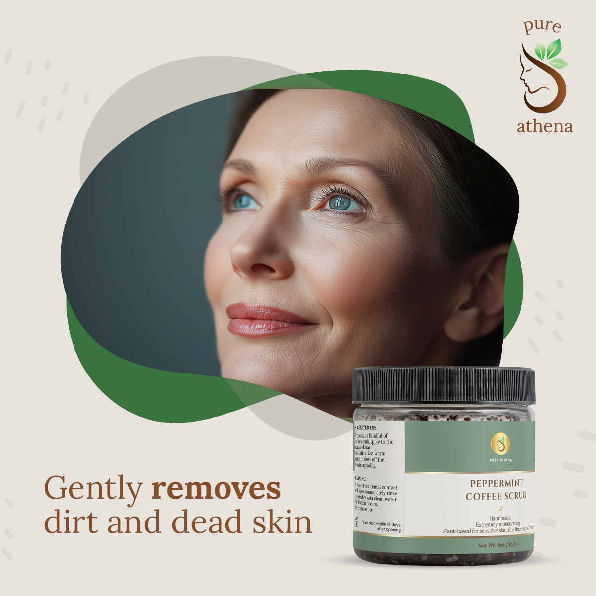 Peppermint Coffee Scrub