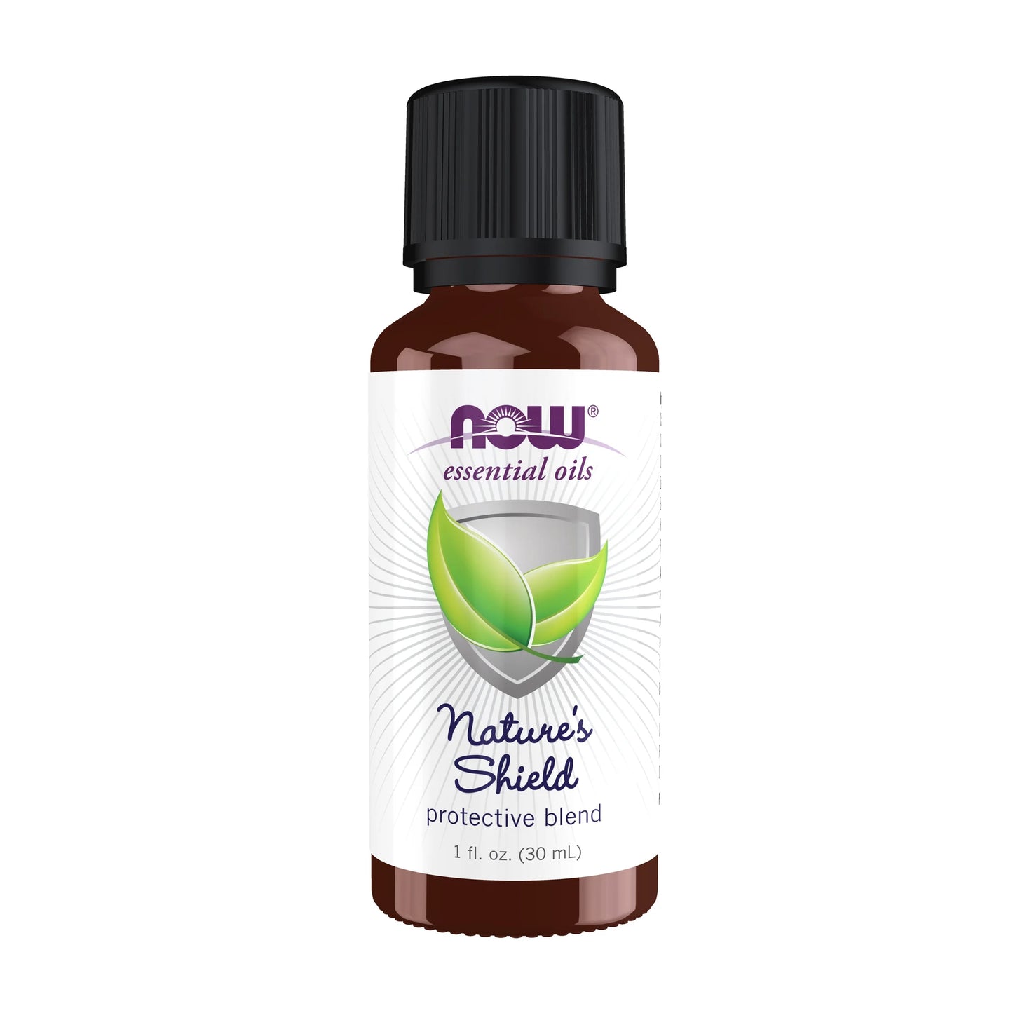 Essential Oils, Nature'S Shield, Energizing Aromatherapy Scent, Blend of Pure Essential Oils, Vegan, Child Resistant Cap, 1-Ounce