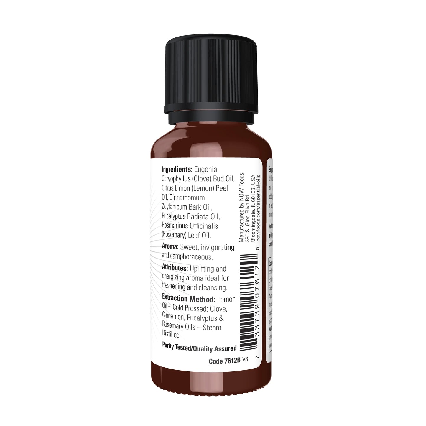 Essential Oils, Nature'S Shield, Energizing Aromatherapy Scent, Blend of Pure Essential Oils, Vegan, Child Resistant Cap, 1-Ounce