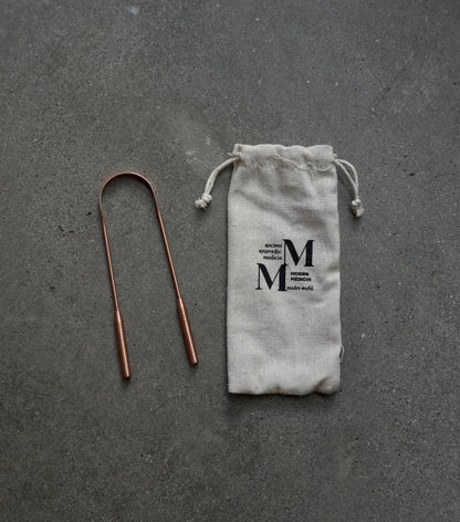 Elevate Your Oral Hygiene with the Antimicrobial Pure Copper Tongue Scraper