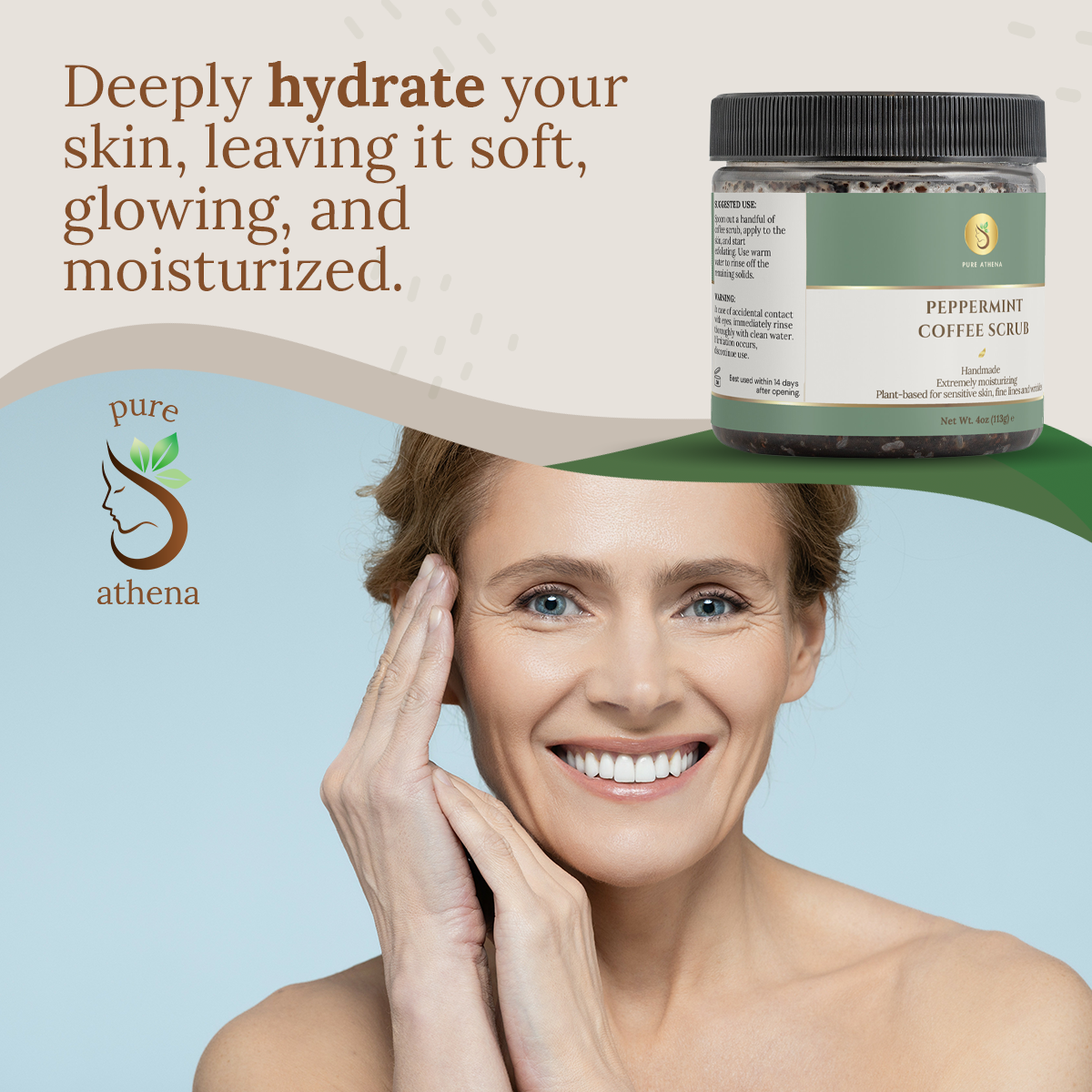 Peppermint Coffee Scrub