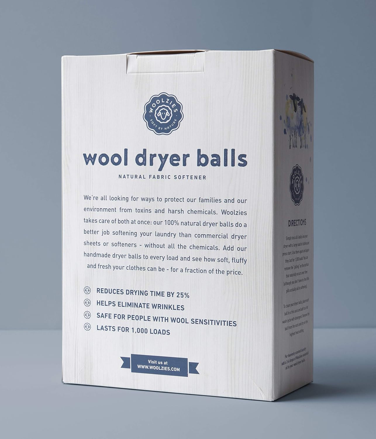Wool Dryer Balls Organic: Our Big Wool Spheres Are the Best Fabric Softener | 6-Pack XL Dryer Balls for Laundry Is Made with New Zealand Wool | Use Laundry Balls for Dryer with Essential Oils