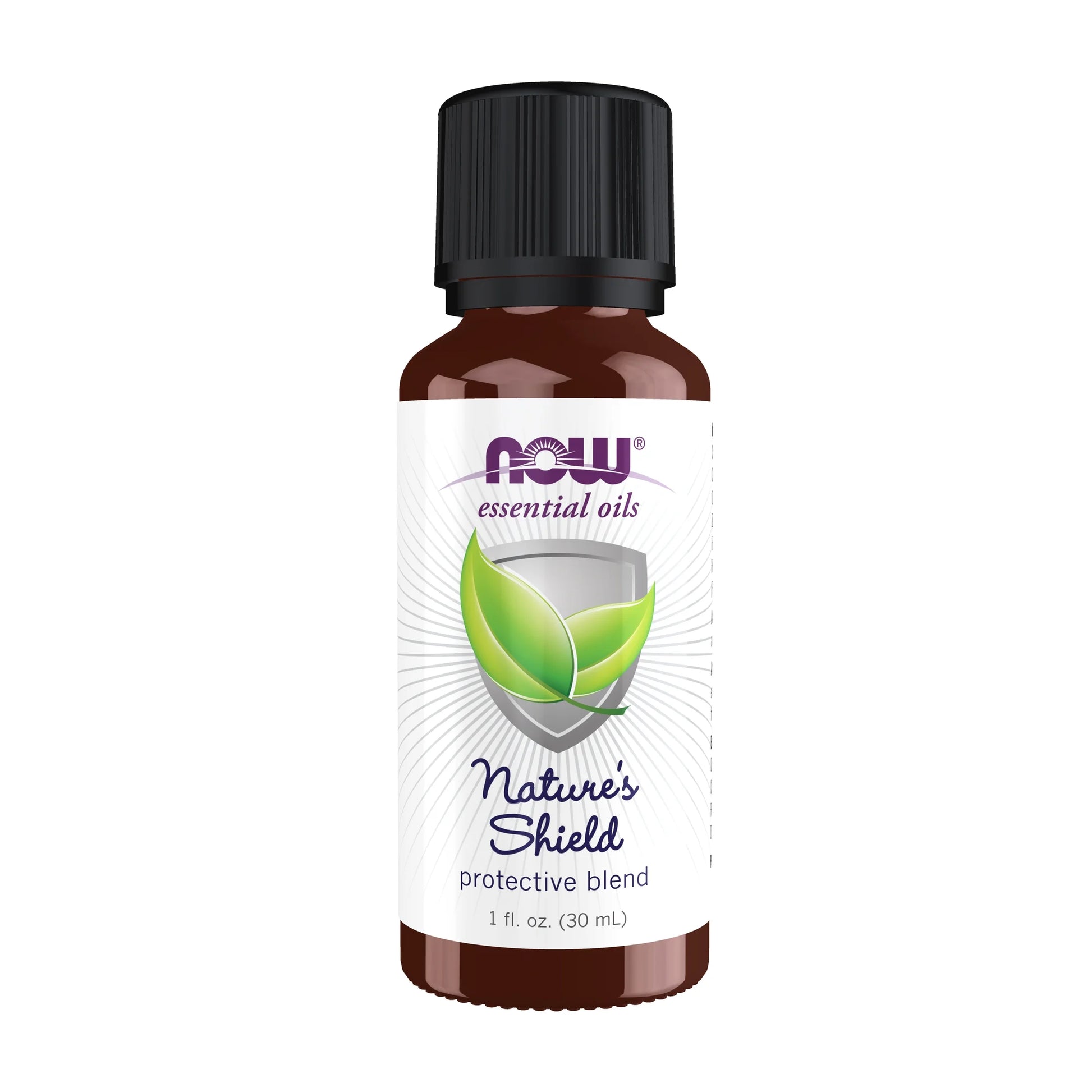 Essential Oils, Nature'S Shield, Energizing Aromatherapy Scent, Blend of Pure Essential Oils, Vegan, Child Resistant Cap, 1-Ounce
